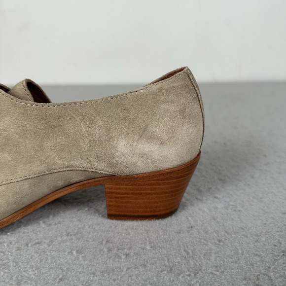 Frye Ellen Buckle Monk Shoe Low Heel 7 Bootie Womens 7M 3478009-ASH Brown - Picture 5 of 16